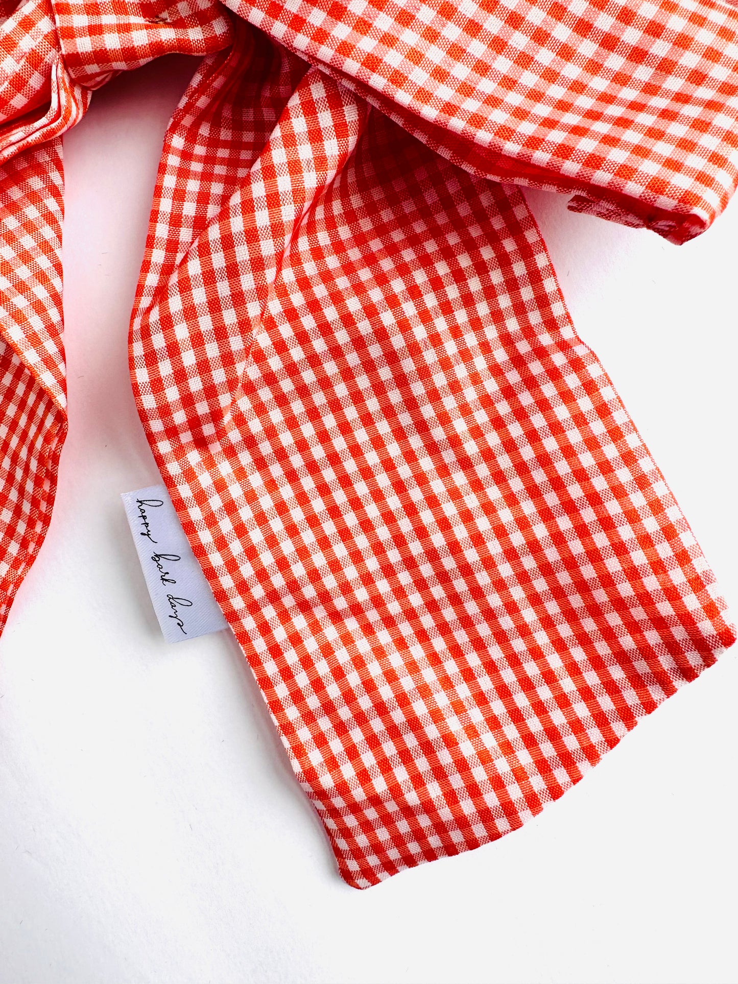 Amelia Gingham Bow