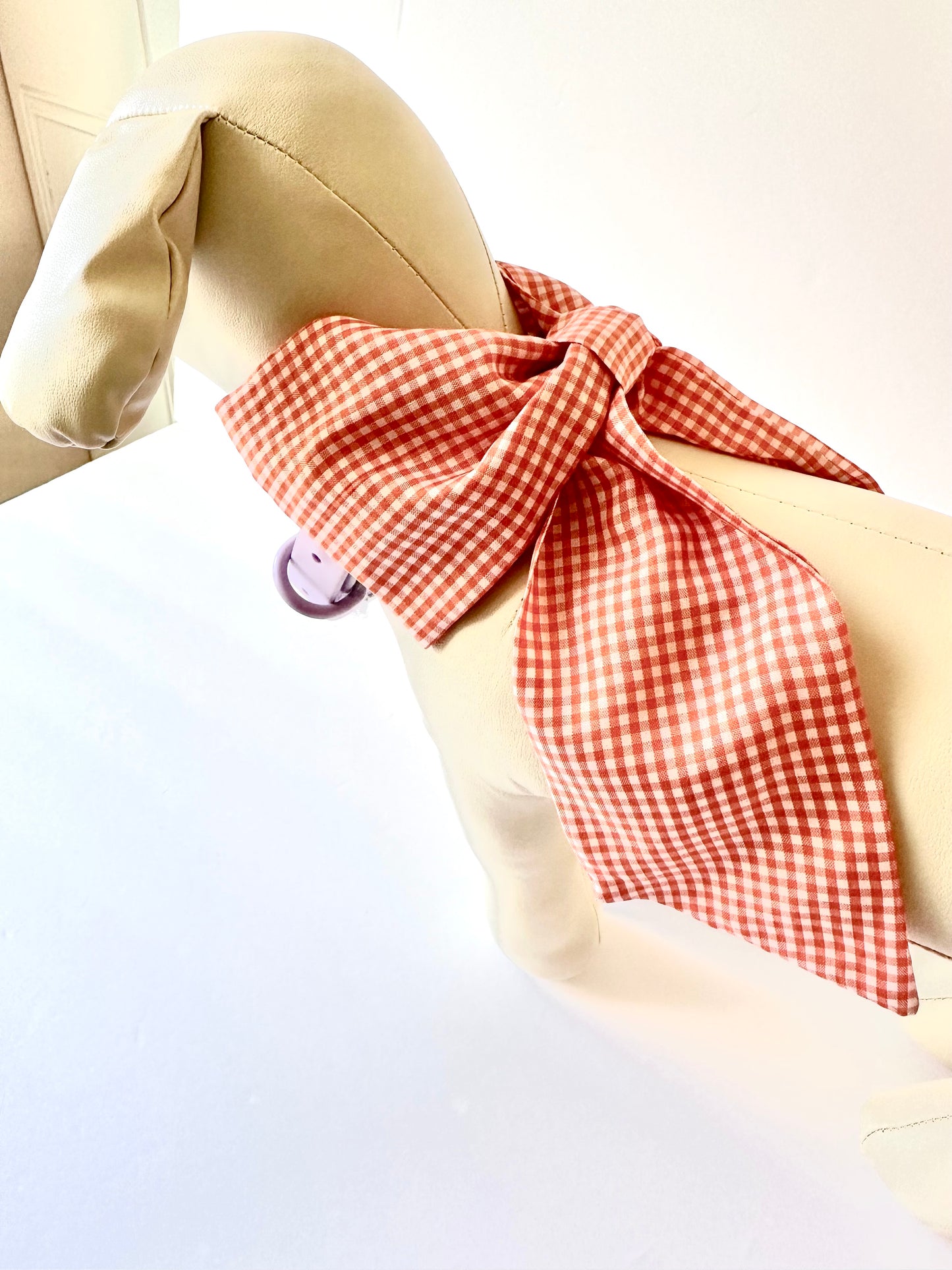 Amelia Gingham Bow