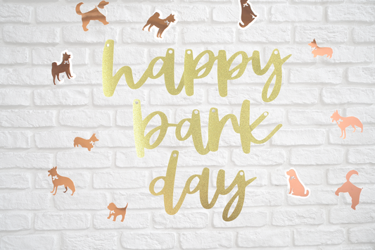 HAPPY BARK DAY Banner